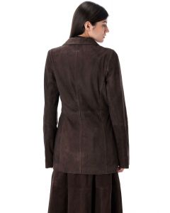 Suede blazer